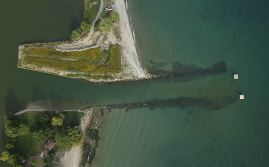 Frenchman's Bay inlet in Pickering