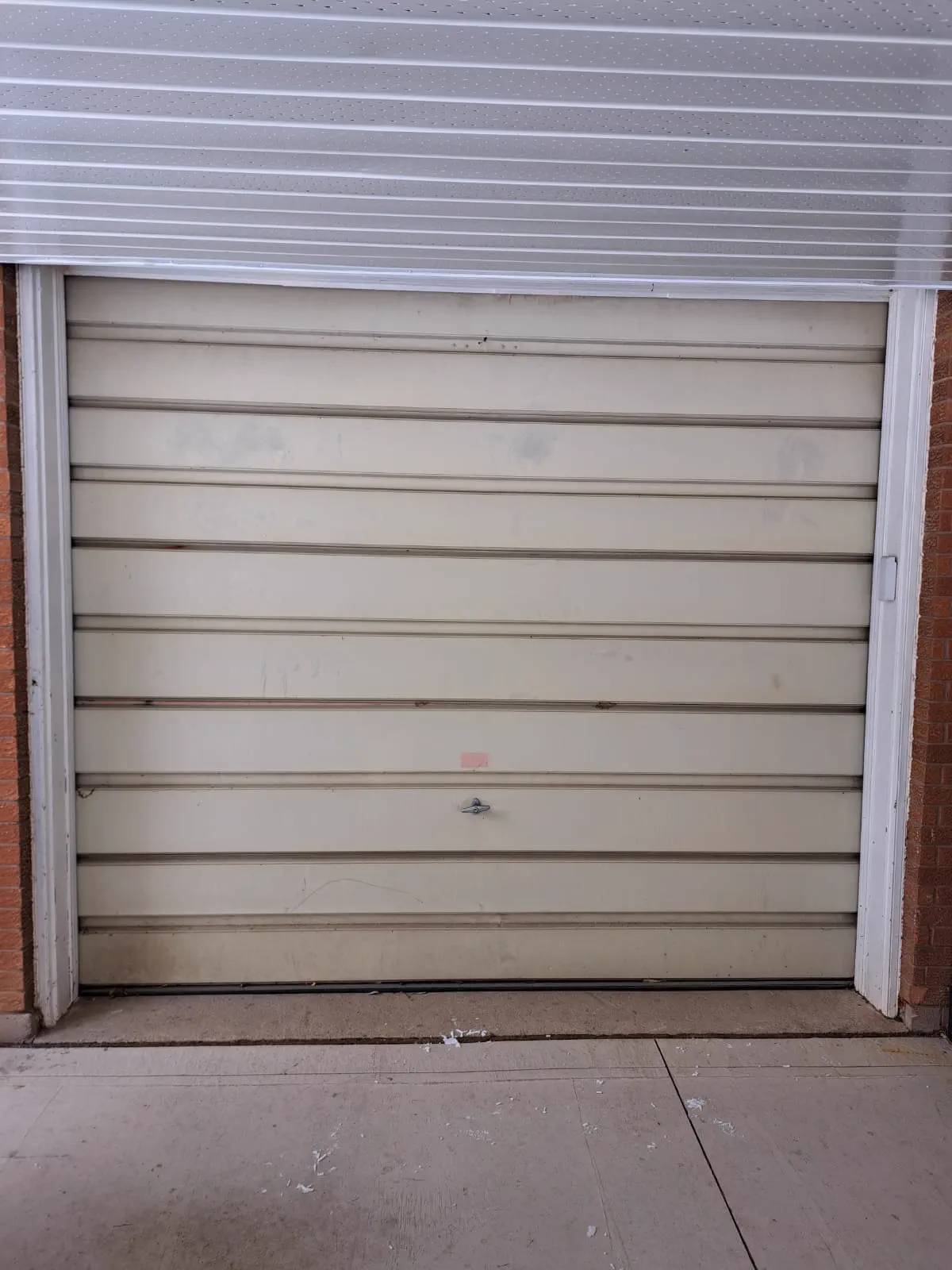 RedOak job archive photo showing garage-door work near bradford