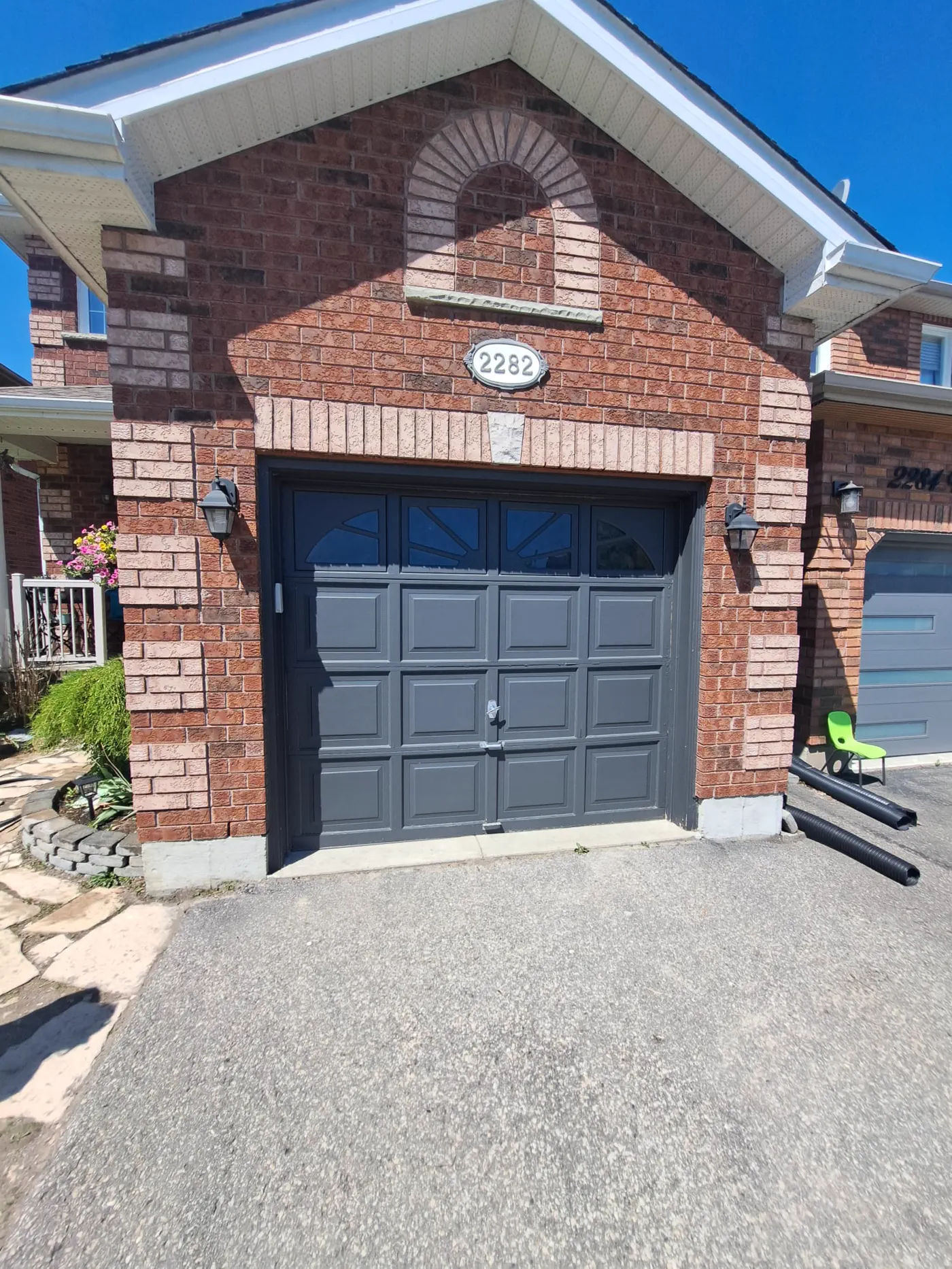 RedOak job archive photo showing garage-door work near richmond-hill