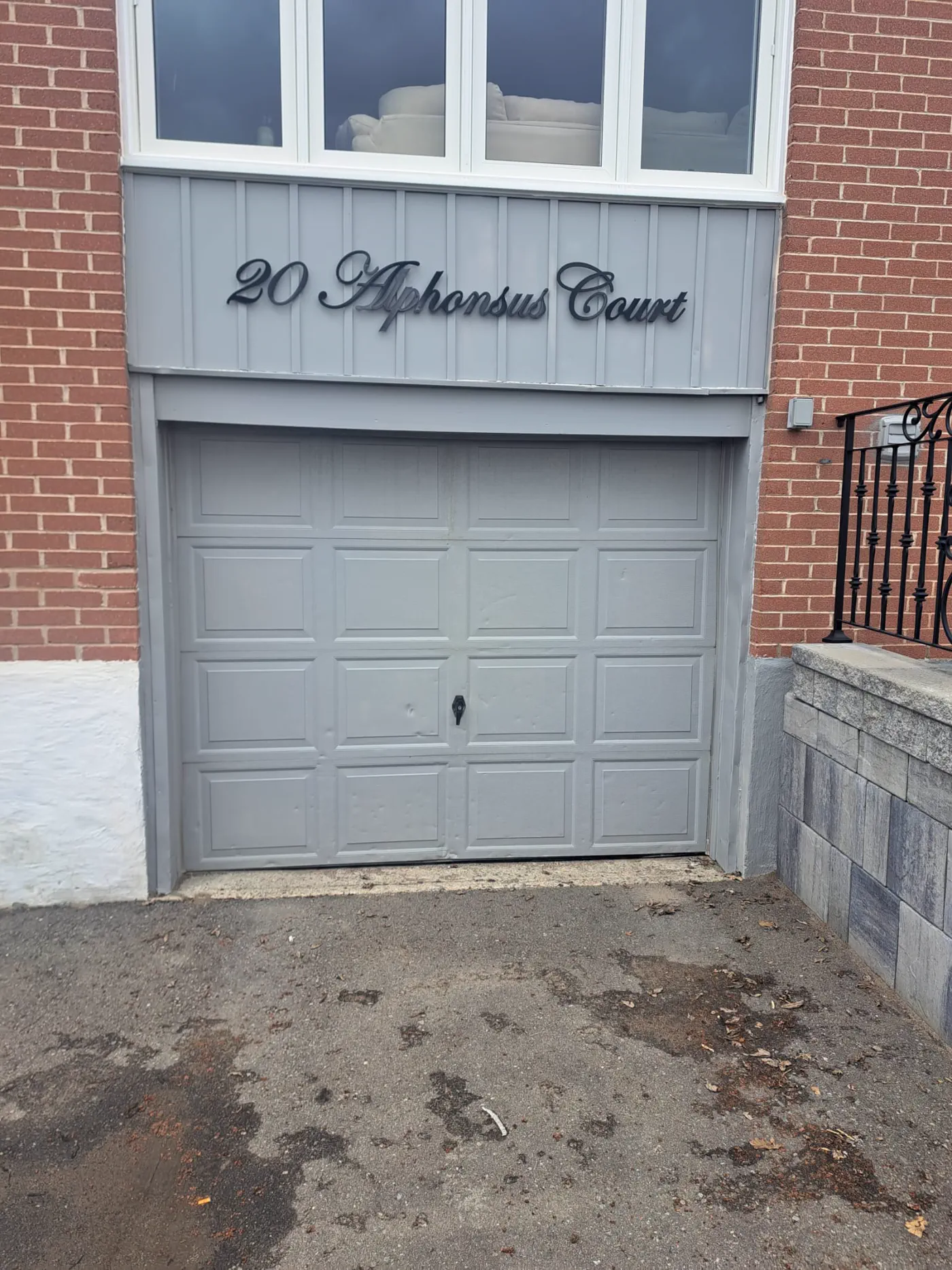 RedOak job archive photo showing garage-door work near wasaga-beach